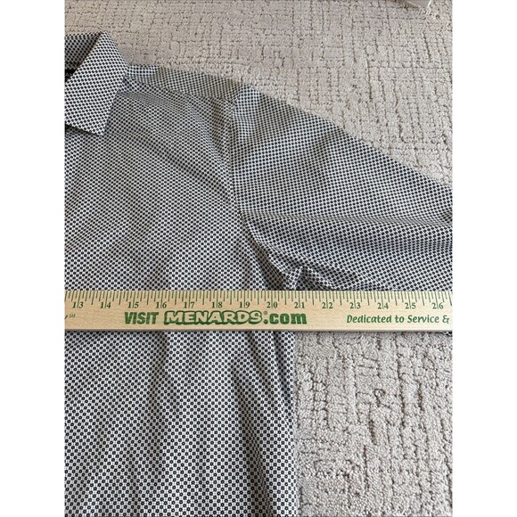 Nick Graham Modern Stretch Fit shirt men's Large 16”-16.5” Abstract Pattern - Picture 8 of 11